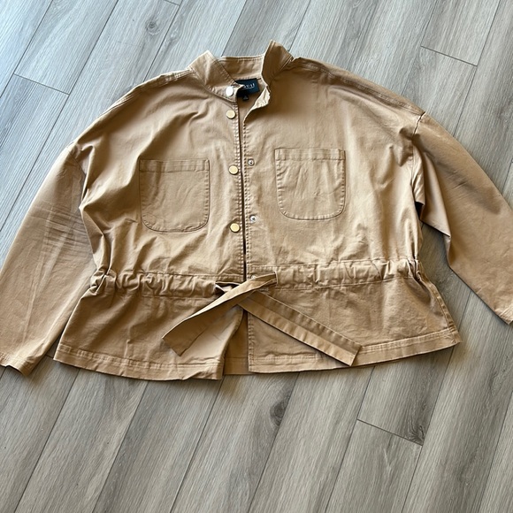 Eloquii Jackets & Blazers - Eloquii Tan Jacket Size 16